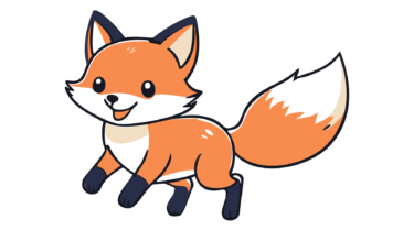 すべて無料！商用利用可！無料販促イラスト素材・きつね(キツネ・狐)・その１１・無料ダウンロードはこちらから！