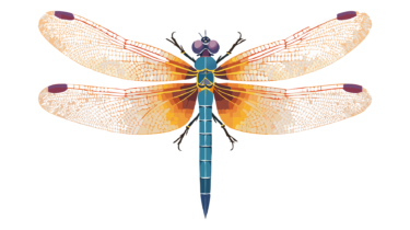 なるわん座限定！全て！無料！商用利用可！無料販促イラスト素材・とんぼ(蜻蛉・トンボ)・その１２・無料ダウンロードはこちらから！