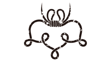 すべて無料！商用利用可！家紋はんこ素材・結ビ杜若ノ花・無料ダウンロードはこちらから！