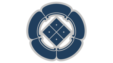 すべて無料！商用利用可！筒描調家紋素材・五瓜ニ四ツ目・無料ダウンロードはこちらから！