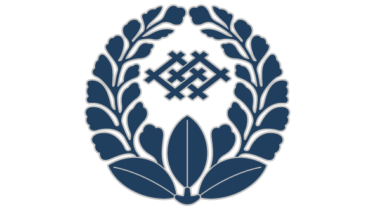 すべて無料！商用利用可！筒描調家紋素材・軸付キ上リ藤ニ違イ井桁・無料ダウンロードはこちらから！