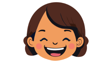 すべて無料！商用利用可！無料販促イラスト素材・笑顔の似顔絵(女の子)・その６・無料ダウンロードはこちらから！