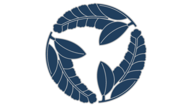 すべて無料！商用利用可！筒描調家紋素材・三ツ追イ藤・無料ダウンロードはこちらから！