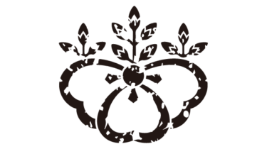 すべて無料！商用利用可！家紋はんこ素材・中陰片喰桐・無料ダウンロードはこちらから！