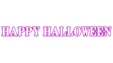 なるわん座限定！全て！無料！商用利用可！無料販促イラスト素材・光彩文字・ハロウィン・一段・その３・無料ダウンロードはこちらから！