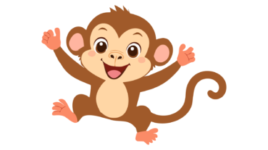 すべて無料！商用利用可！無料販促イラスト素材・申(さる・猿・干支)おかわり・その１２・無料ダウンロードはこちらから！