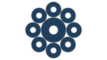 すべて無料！商用利用可！筒描調家紋素材・蛇ノ目九星・無料ダウンロードはこちらから！