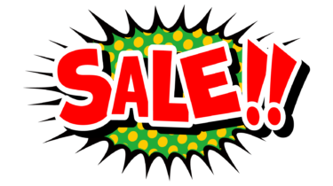 すべて無料！商用利用可！無料販促イラスト素材・アメコミ風擬音素材・sale・無料ダウンロードはこちらから！