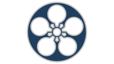 すべて無料！商用利用可！筒描調家紋素材・石持チ地抜キ加賀梅鉢・無料ダウンロードはこちらから！