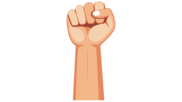 なるわん座限定！全て！無料！商用利用可！販促イラスト素材・握りこぶしのイラスト・その８・無料ダウンロードはこちらから！