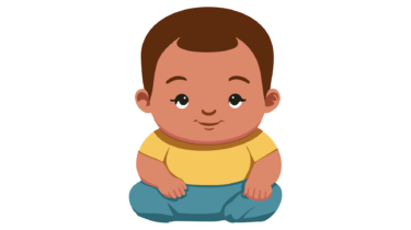 すべて無料！商用利用可！無料販促イラスト素材・赤ちゃん(乳児)・その１６・無料ダウンロードはこちらから！