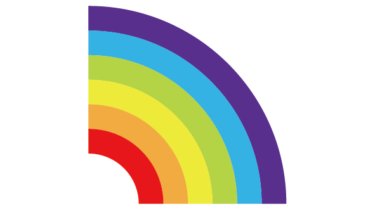 すべて無料！商用利用可！無料販促イラスト素材・虹・クォーター・無料ダウンロードはこちらから！