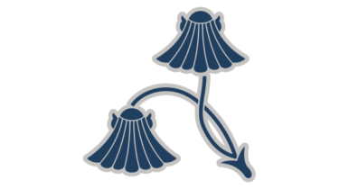 すべて無料！商用利用可！筒描調家紋素材・二葉板屋貝・無料ダウンロードはこちらから！