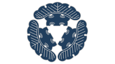 すべて無料！商用利用可！筒描調家紋素材・雪持チ三ツ松・無料ダウンロードはこちらから！