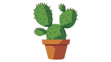すべて無料！商用利用可！無料販促イラスト素材・サボテンの鉢植え・その１・無料ダウンロードはこちらから！