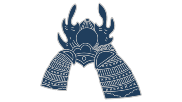 すべて無料！商用利用可！筒描調家紋素材・角立テ兜・無料ダウンロードはこちらから！