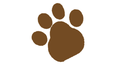 すべて無料！商用利用可！無料販促イラスト素材・肉球（茶）・無料ダウンロードはこちらから！