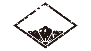 すべて無料！商用利用可！家紋はんこ素材・菱ニ覗キ花菱・無料ダウンロードはこちらから！