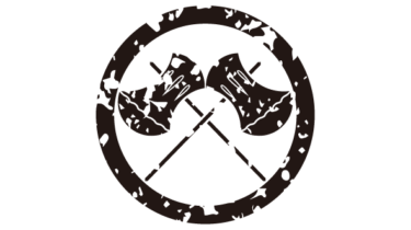 すべて無料！商用利用可！家紋はんこ素材・丸ニ違イ鉞・無料ダウンロードはこちらから！