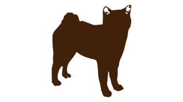 すべて無料！商用利用可！無料販促イラスト素材・柴犬シルエット・その６・無料ダウンロードはこちらから！