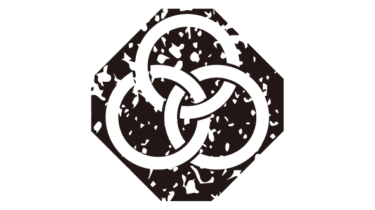 すべて無料！商用利用可！家紋はんこ素材・隅切持チ地抜キ三ツ輪違イ・無料ダウンロードはこちらから！