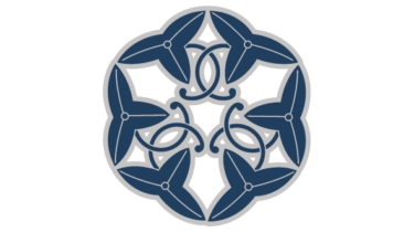 すべて無料！商用利用可！筒描調家紋素材・六ツ蔓沢潟・無料ダウンロードはこちらから！