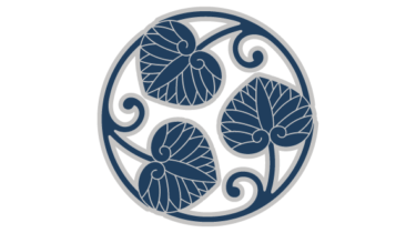 すべて無料！商用利用可！筒描調家紋素材・三ツ追イ蔓河骨ノ丸・無料ダウンロードはこちらから！