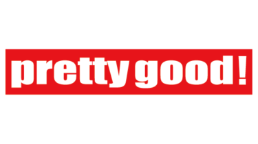 すべて無料！商用利用可！無料販促イラスト素材・ スラングポップ・紅白ロゴ・pretty good！・いい感じ！・無料ダウンロードはこちらから！