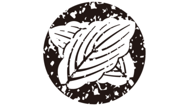 すべて無料！商用利用可！家紋はんこ素材・石持チ地抜キ違イ柏・無料ダウンロードはこちらから！