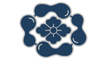 すべて無料！商用利用可！筒描調家紋素材・瓢木瓜・無料ダウンロードはこちらから！