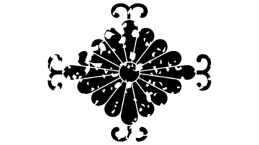 すべて無料！商用利用可！家紋はんこ素材・蔓菊菱・無料ダウンロードはこちらから！