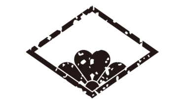 すべて無料！商用利用可！家紋はんこ素材・菱ニ覗キ片喰・無料ダウンロードはこちらから！