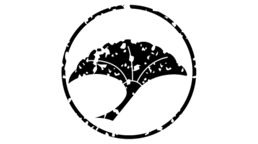 すべて無料！商用利用可！家紋はんこ素材・糸輪ニ一ツ銀杏・無料ダウンロードはこちらから！