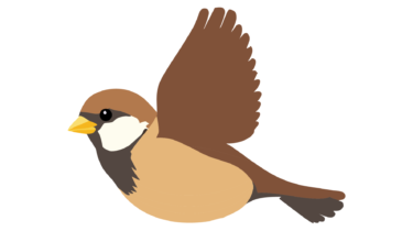 すべて無料！商用利用可！無料販促イラスト素材・すずめ(雀・スズメ)・その８・無料ダウンロードはこちらから！