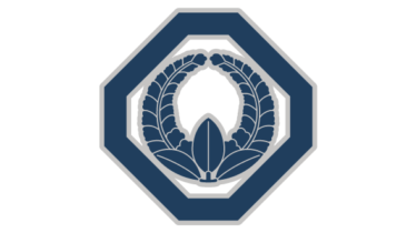 すべて無料！商用利用可！筒描調家紋素材・隅切角ニ上リ藤・無料ダウンロードはこちらから！