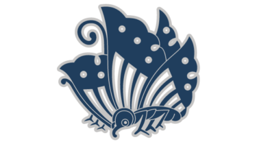 なるわん座限定！全て！無料！商用利用可！筒描調家紋素材・鎧揚羽蝶・無料ダウンロードはこちらから！