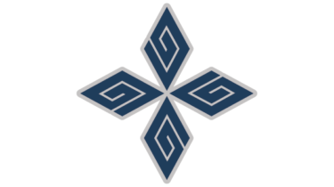 すべて無料！商用利用可！筒描調家紋素材・四ツ寄セ稲妻・無料ダウンロードはこちらから！