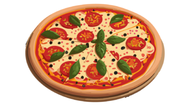 すべて無料！商用利用可！無料販促イラスト素材・ピザ・その５・無料ダウンロードはこちらから！