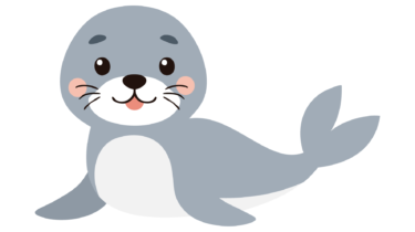 なるわん座限定！全て！無料！商用利用可！販促イラスト素材・アザラシ(あざらし・海豹)・その１２・無料ダウンロードはこちらから！