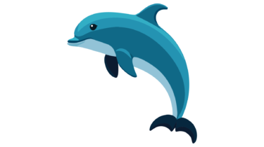 すべて無料！商用利用可！無料販促イラスト素材・イルカ(いるか)・その１・無料ダウンロードはこちらから！