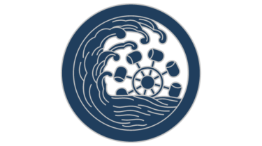 すべて無料！商用利用可！筒描調家紋素材・丸ニ浪ニ槌車・無料ダウンロードはこちらから！