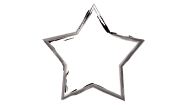 すべて無料！商用利用可！無料販促イラスト素材・・毛筆素材・星形・六一〇・無料ダウンロードはこちらから！