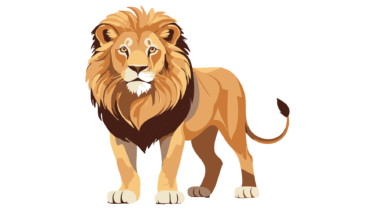 なるわん座限定！全て！無料！商用利用可！無料販促イラスト素材・続、ライオン図鑑(らいおん・獅子)・その７・無料ダウンロードはこちらから！