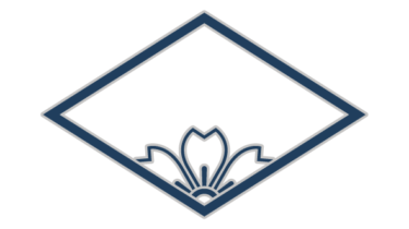 すべて無料！商用利用可！筒描調家紋素材・糸菱ニ覗キ陰細桜・無料ダウンロードはこちらから！