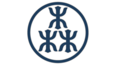 すべて無料！商用利用可！筒描調家紋素材・細輪ニ森ノ字・無料ダウンロードはこちらから！