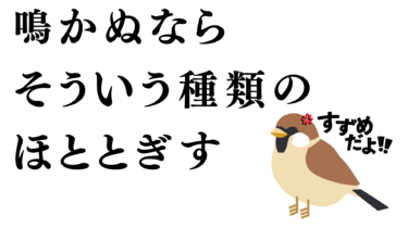 なるわん座限定！全て！無料！商用利用可！無料販促イラスト素材・ほととぎすの句・その１・無料ダウンロードはこちらから！
